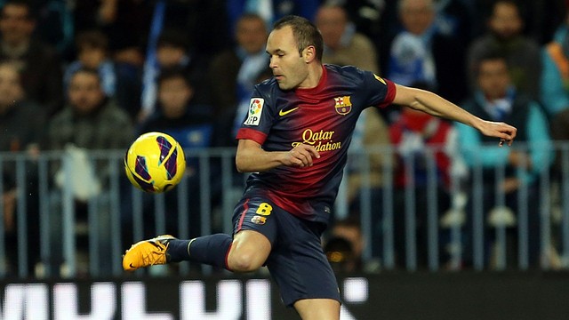 Iniesta in Málaga