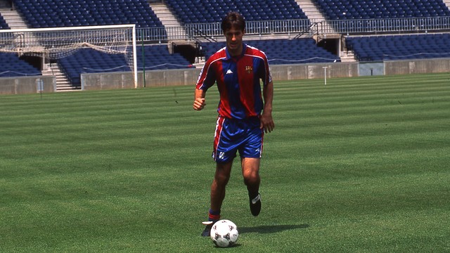 Kodro during his career in FC Barcelona PHOTO: ARXIU FCB.