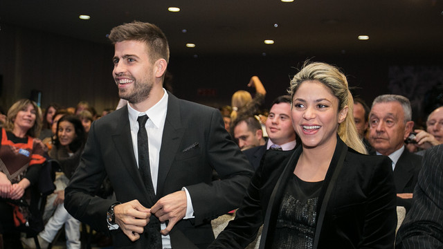 Gerard Piqué and Shakira /PHOTO: GERMÁN PARGA - FCB