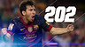 Leo Messi breaks the 200-goal barrier in La Liga