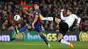 Jordi Alba playing against Barça last season / PHOTO: ARXIU FCB