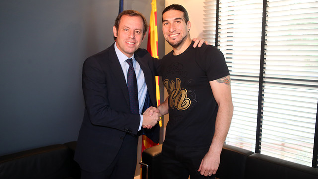 Rosell and Pinto / PHOTO: MIGUEL RUIZ-FCB.
