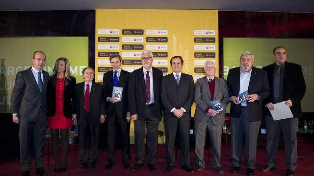 Todos los participantes en el Foro Fundación dedicado a Casaus. FOTO: ÀLEX CAPARRÓS Todos los participantes en el Foro Fundación dedicado a Casaus. FOTO: ÀLEX CAPARRÓS