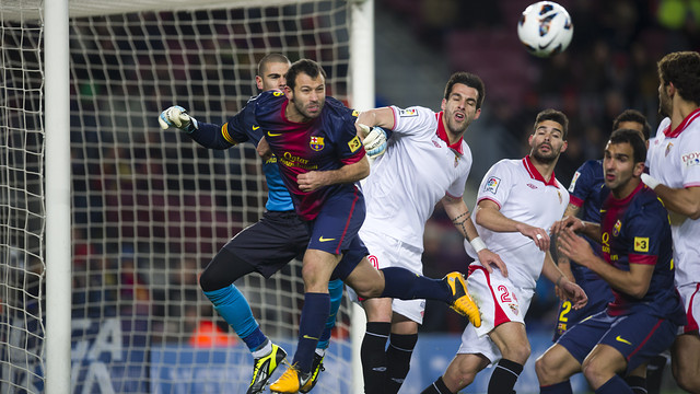 Mascherano /PHOTO: ALEX CAPARRÓS - FCB