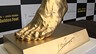 El pie de Messi, de oro puro