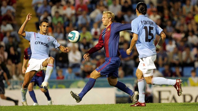 Gudjohnsen durant el partit del curs 2006/07 FOTO: ARXIU - FCB