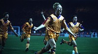 Koeman celebrates his goal at Wembley stadium / PHOTO: UC SAMPDORIA
