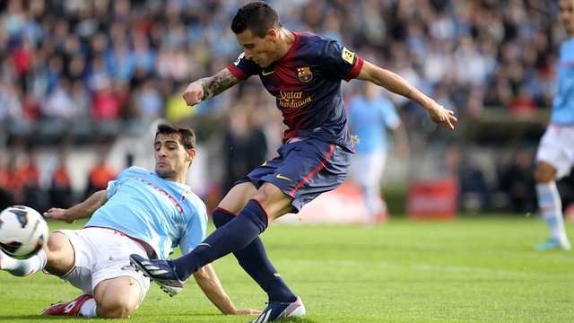Tello vs Celta / PHOTO: MIGUEL RUIZ - FCB