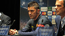 David Villa ha atès els mitjans de comunicació des de París / FOTO: MIGUEL RUIZ - FCB