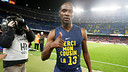 Eric Abidal après son retour / PHOTO: MIGUEL RUIZ - FCB