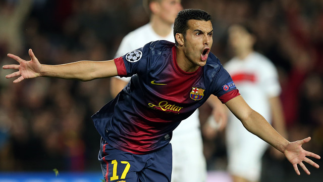 Pedro, auteur du 1-1. PHOTO: MIGUEL RUIZ-FCB.