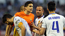 Marc Bartra, this Sunday at La Romareda / FOTO: MIGUEL RUIZ - FCB