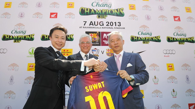 Presentation of the game in Thailand / FOTO: FCB Presentation of the game in Thailand / FOTO: FCB