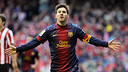 Messi during Bilbao-Barça. PHOTO: MIGUEL RUIZ-FCB.