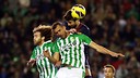 Piqué playing at Betis. PHOTO: MIGUEL RUIZ-FCB
