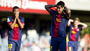 El Barça B ha deixat escapar dos punts en el tram final / FOTO: ÁLEX CAPARRÓS-FCB