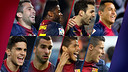 FC Barcelona's eight new La Liga champions