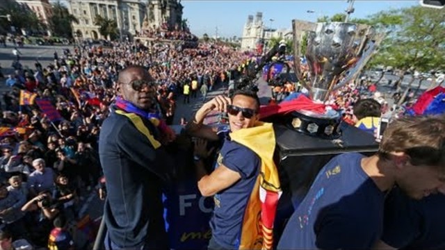 FC Barcelona - La rua, en 60 segons