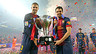 Celebrating the 2012/13 Liga title