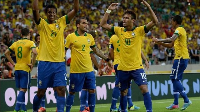 Neymar celebra la victòria contra Mèxic. FOTO: www.flickr.com/photos/neymaroficial