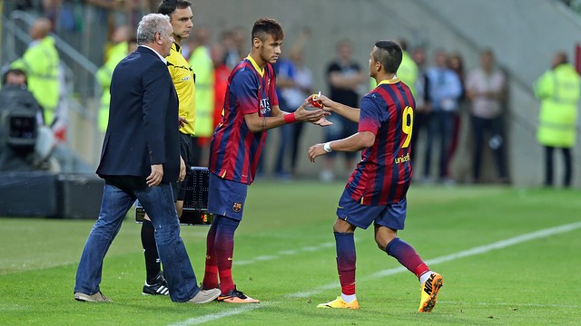 Neymar, against Lechia Gdansk. PHOTO: MIGUEL RUIZ-FCB.