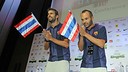 Press conference with Piqué & Iniesta in Bangkok