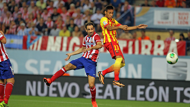 Neymar scores for Barça . PHOTO: MIGUEL RUIZ - FCB