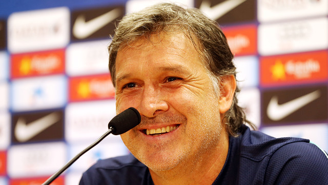 Tata Martino’s press conference ahead of Sunday’s match against Malaga / PHOTO: MIGUEL RUIZ - FCB