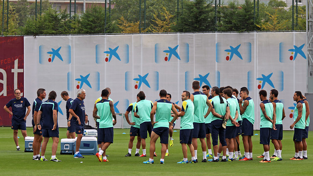 The team trained on Friday at the Ciutat Esportiva / PHOTO: MIGUEL RUIZ-FCB