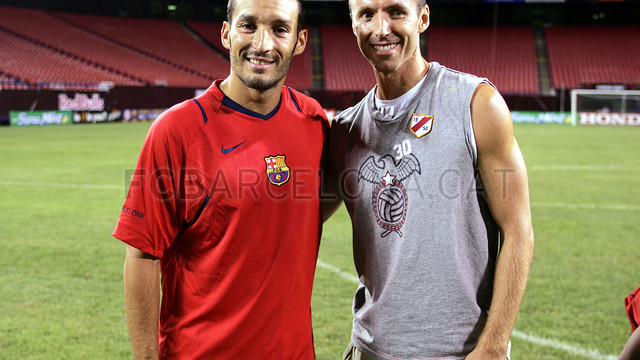 NBA stars and FC Barcelona