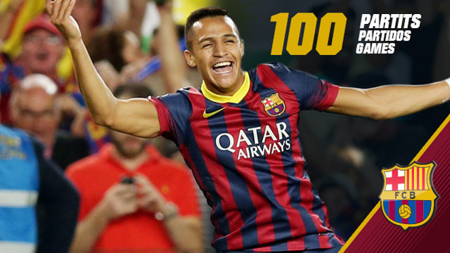 Alexis ha arribat als 100 partits com a blaugrana.