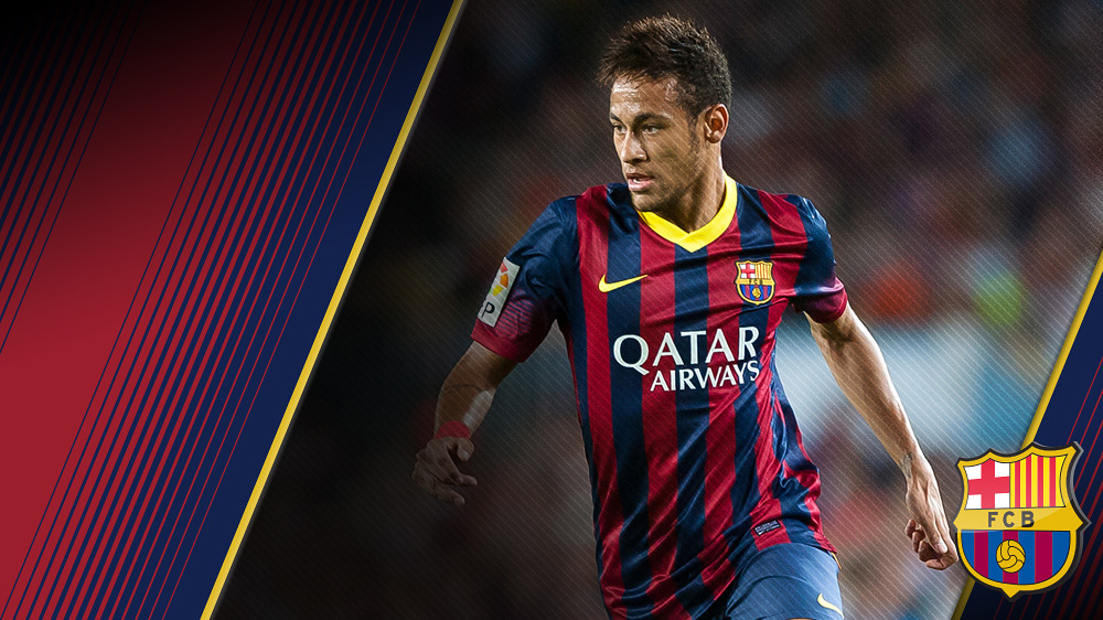 Neymar Jr. Portrait Neymar da Silva Santos Júnior. Number 11