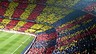 Club song with Instagram pictures The Camp Nou full of fans and with Catalan and Club mosaics. This is the winning picture