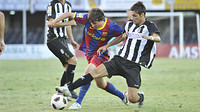 Sergi Roberto, contra el Cartagena. Foto: AMPress. Sergi Roberto, contra el Cartagena