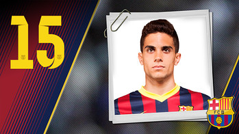 Bartra Portrait Marc Bartra Aregall. Number 15