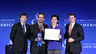 A Fundação FCB é destaque na CGI O diretor Ramon Cierco (à esquerda), Jorge Baxter (Sesamo Workshop), Cristina Aragão (Globo News) e Carles Peyra (SHE), durante a apresentação do L!VE - BRAZIL: Healthy Kids, Improved Lives. FOTO: Max Orenstein
