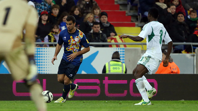 Montoya featured against Nigeria last year / PHOTO: FCB