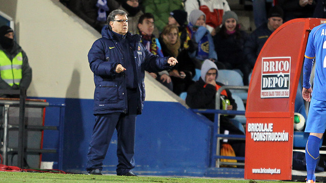 Martino during the match against Getafe / PHOTO: MIGUEL RUIZ - FCB