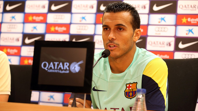 Pedro gave a press conference on Friday / PHOTO: FCB  ARCHIVE
