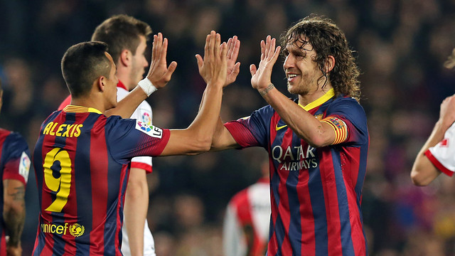 Puyol formed the central defensive partnership with Piqué one year later / PHOTO: MIGUEL RUIZ - FCB