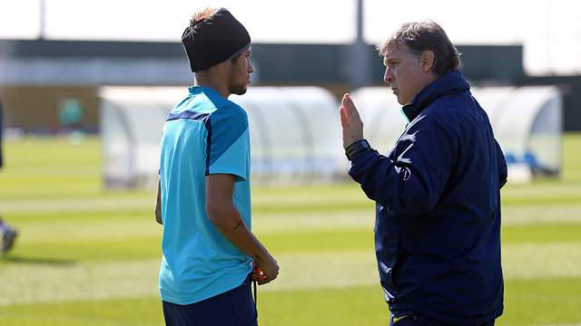 Martino was concerned about Neymar's condition / PHOTO: MIGUEL RUIZ-FCB