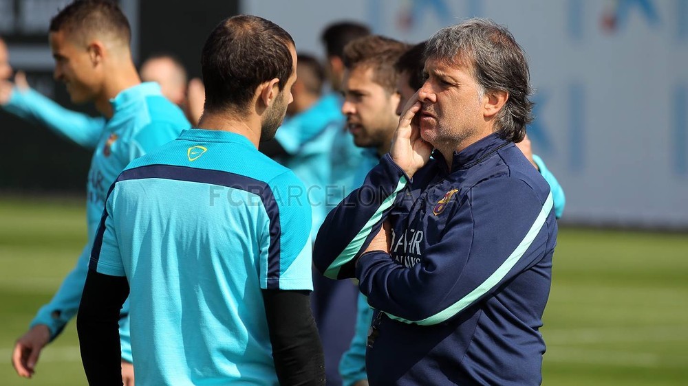Foto de l'entrenament d'aquest dijous