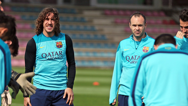 Carles Puyol in the 19 man squad for the Betis match / PHOTO: MIGUEL RUIZ - FCB