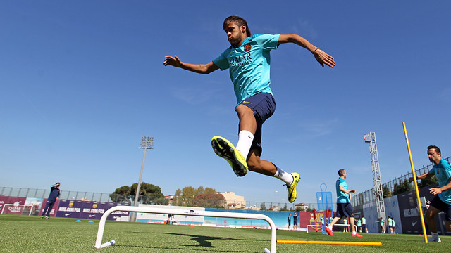 Neymar in training: PHOTO MIGUEL RUIZ - FCB
