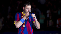 Iker Romero, el dia de la seva despedida del Palau./FOTO:ARXIU-FCB Iker Romero, el dia de la seva despedida del Palau./FOTO:ARXIU-FCB