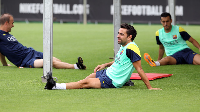 Xavi will be out for a week / PHOTO: MIGUEL RUIZ - FCB