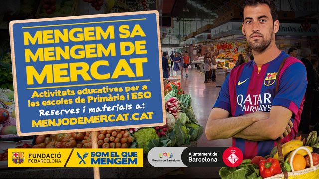 Imagen gráfica del proyecto que se puede ver en los mercados de Barcelona. Imagen gráfica del proyecto que se puede ver en los mercados de Barcelona.
