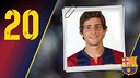 Portrait Sergi Roberto Carnicer. Number 20