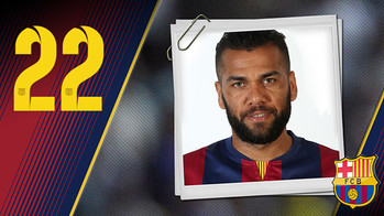 Dani Alves Potret Daniel Alves da Silva. Nomor punggung 22