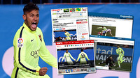 Neymar's front pages